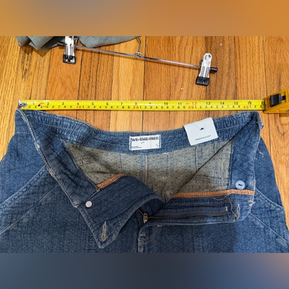 Free people midnight voyage dropped boyfriend Blue Denim Jeans - Picture 8 of 10